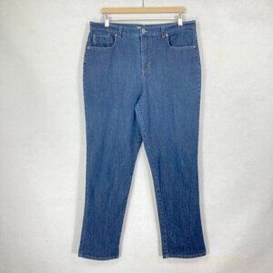 Style & Co Straight Leg Jeans Tummy Control Academia Mature Classic Stretch 16